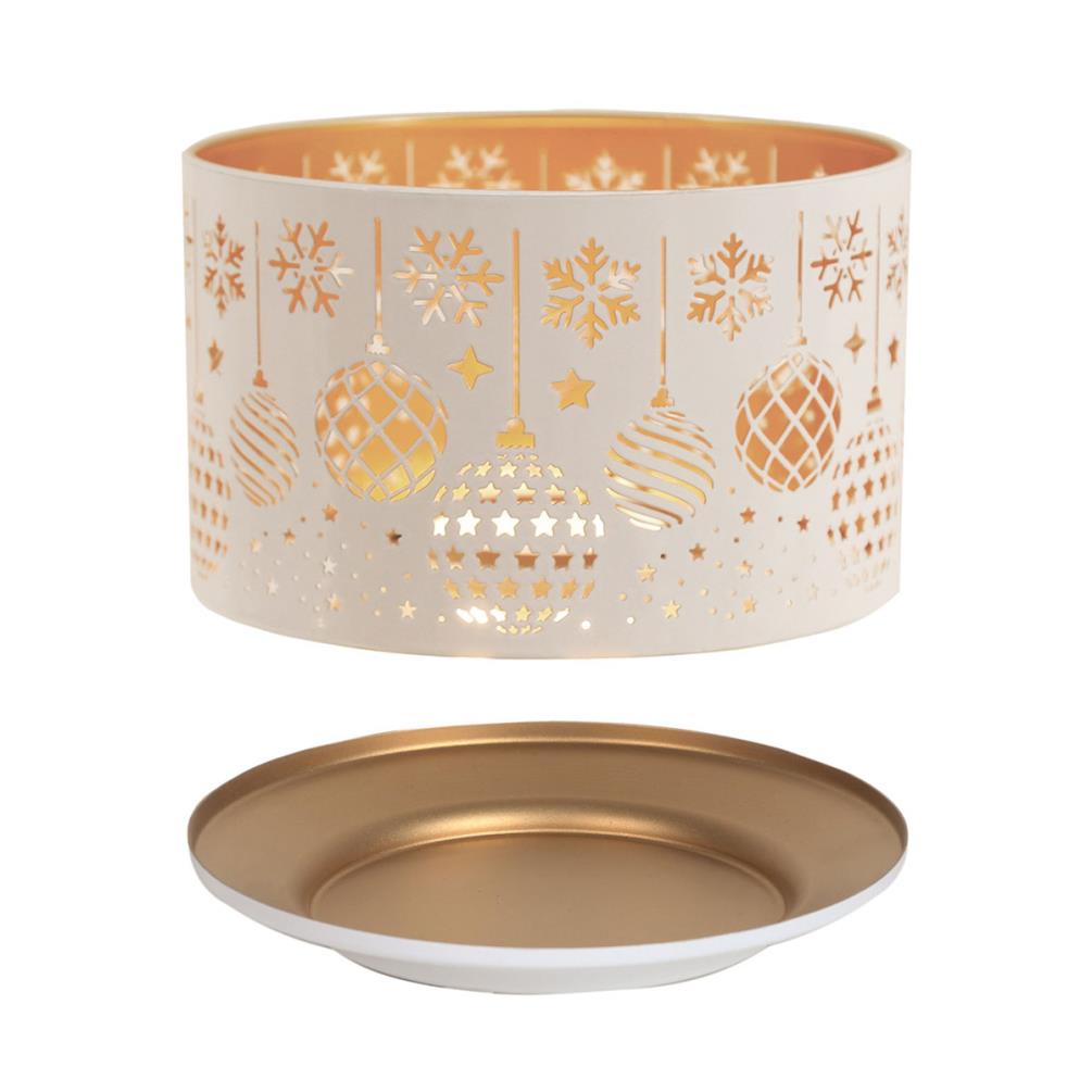 Aroma Silhouette White Baubles Shade & Tray £13.04